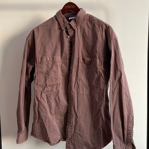 Asos Vintage Oversized Heavy Button Up Shirt (Size M)